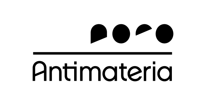 Logotipo de Antimateria diseñadp por aerredesign Identidad visula branding